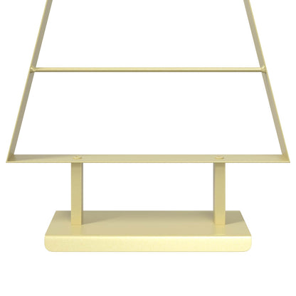 vidaXL Metal Christmas Tree with Stand KUOPIO 90 cm Steel Gold