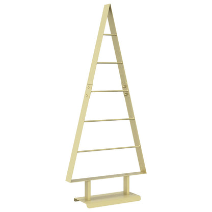 vidaXL Metal Christmas Tree with Stand KUOPIO 90 cm Steel Gold