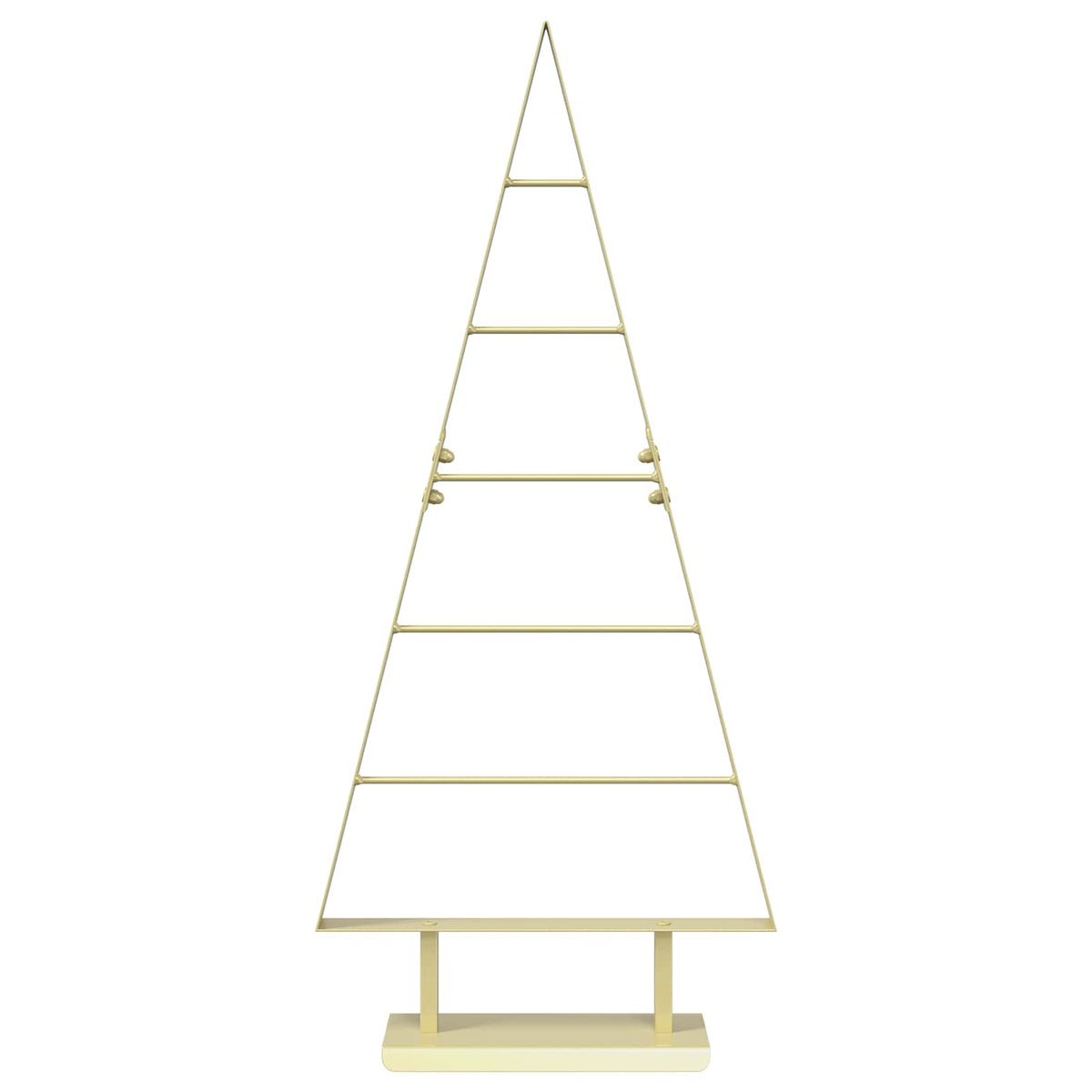 vidaXL Metal Christmas Tree with Stand KUOPIO 90 cm Steel Gold