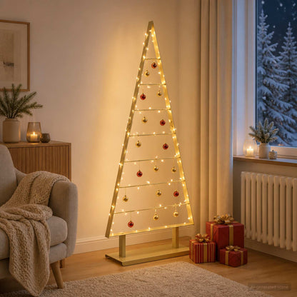 vidaXL Metal Christmas Tree with Stand KUOPIO 125 cm Steel Gold