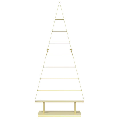 vidaXL Metal Christmas Tree with Stand KUOPIO 125 cm Steel Gold