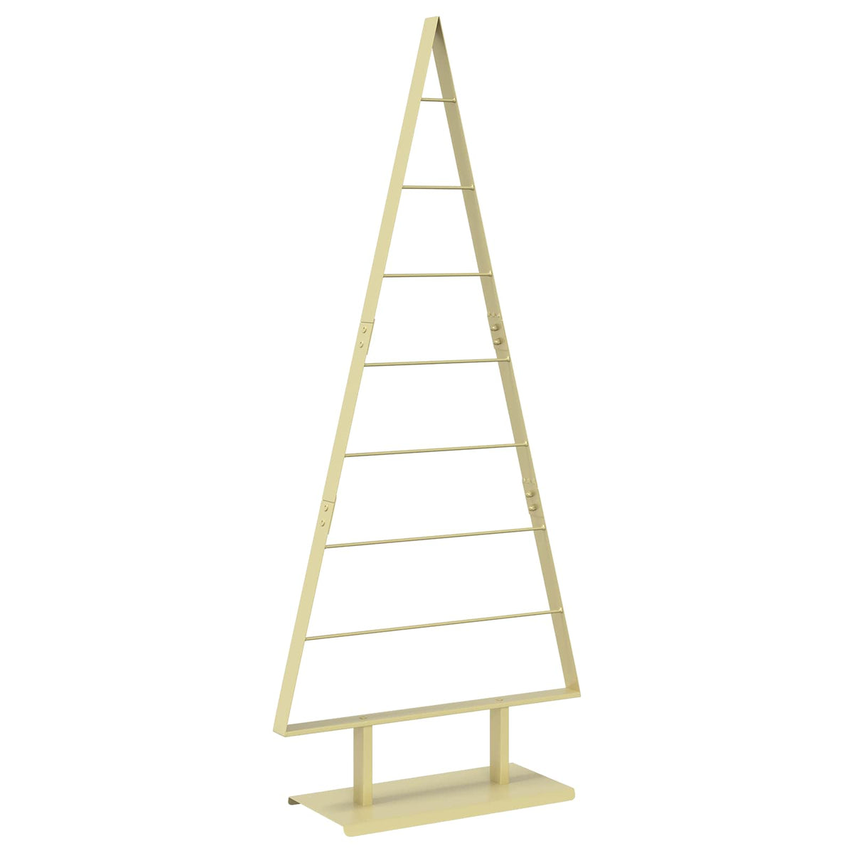 vidaXL Metal Christmas Tree with Stand KUOPIO 150 cm Steel Gold
