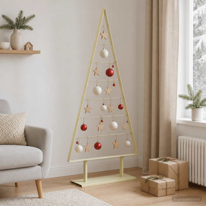 vidaXL Metal Christmas Tree with Stand KUOPIO 180 cm Steel Gold