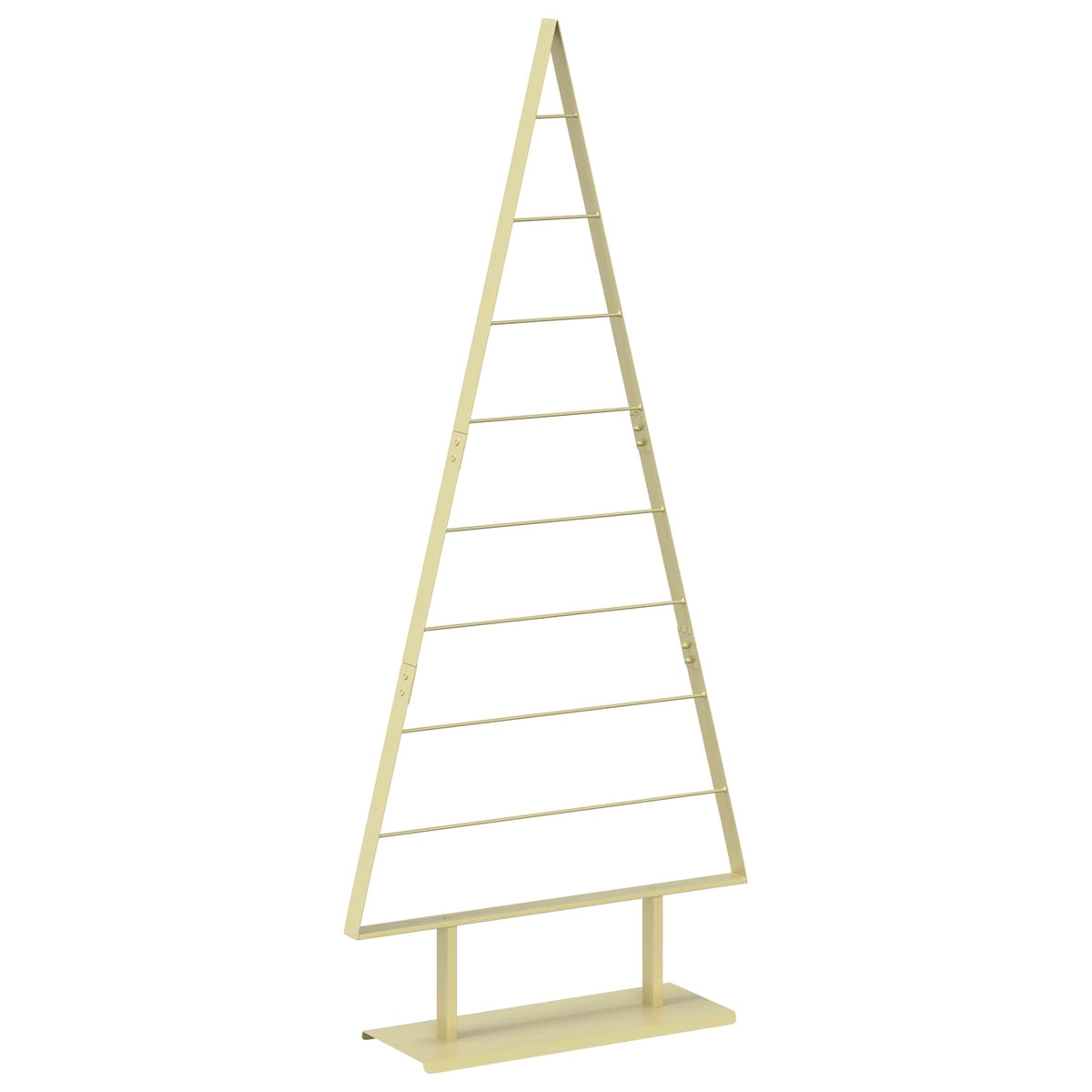 vidaXL Metal Christmas Tree with Stand KUOPIO 180 cm Steel Gold