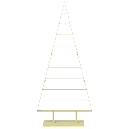 vidaXL Metal Christmas Tree with Stand KUOPIO 210 cm Steel Gold