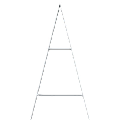 vidaXL Metal Christmas Tree with Stand KUOPIO 90 cm Steel White