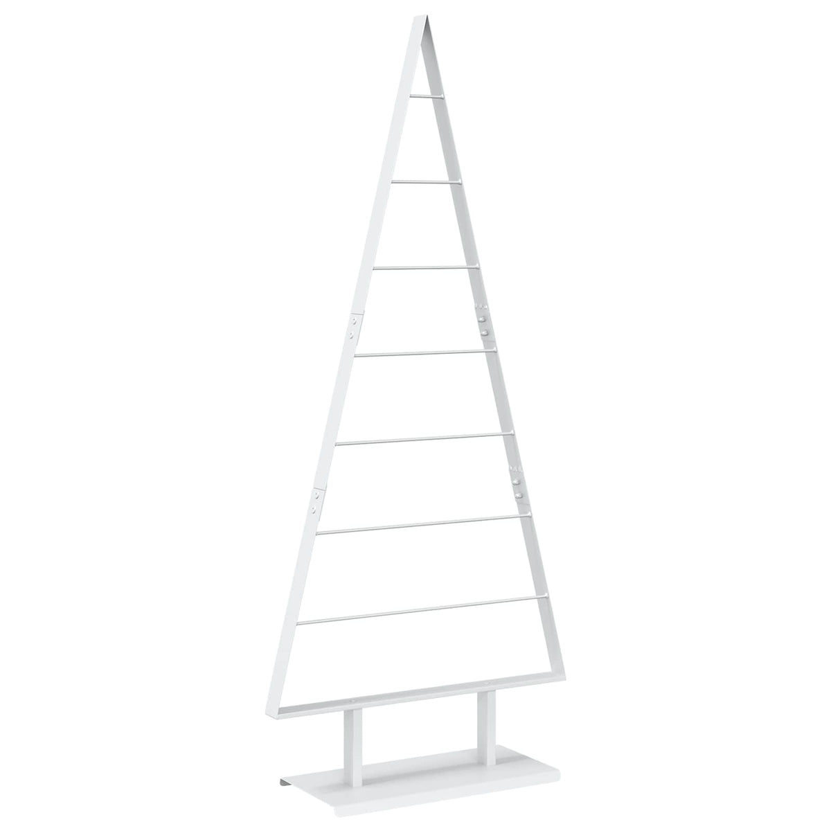 vidaXL Metal Christmas Tree with Stand KUOPIO 150 cm Steel White