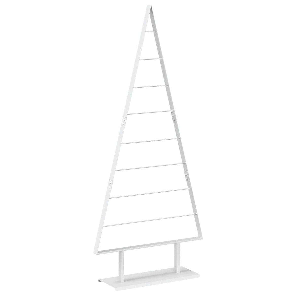 vidaXL Metal Christmas Tree with Stand KUOPIO 180 cm Steel White