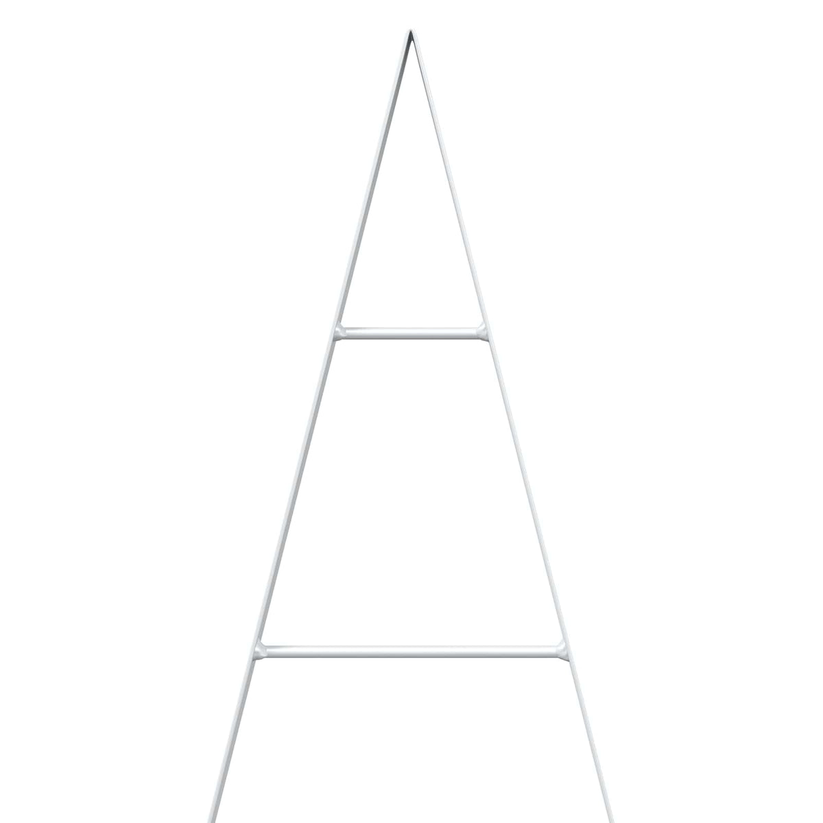 vidaXL Metal Christmas Tree with Stand KUOPIO 210 cm Steel White