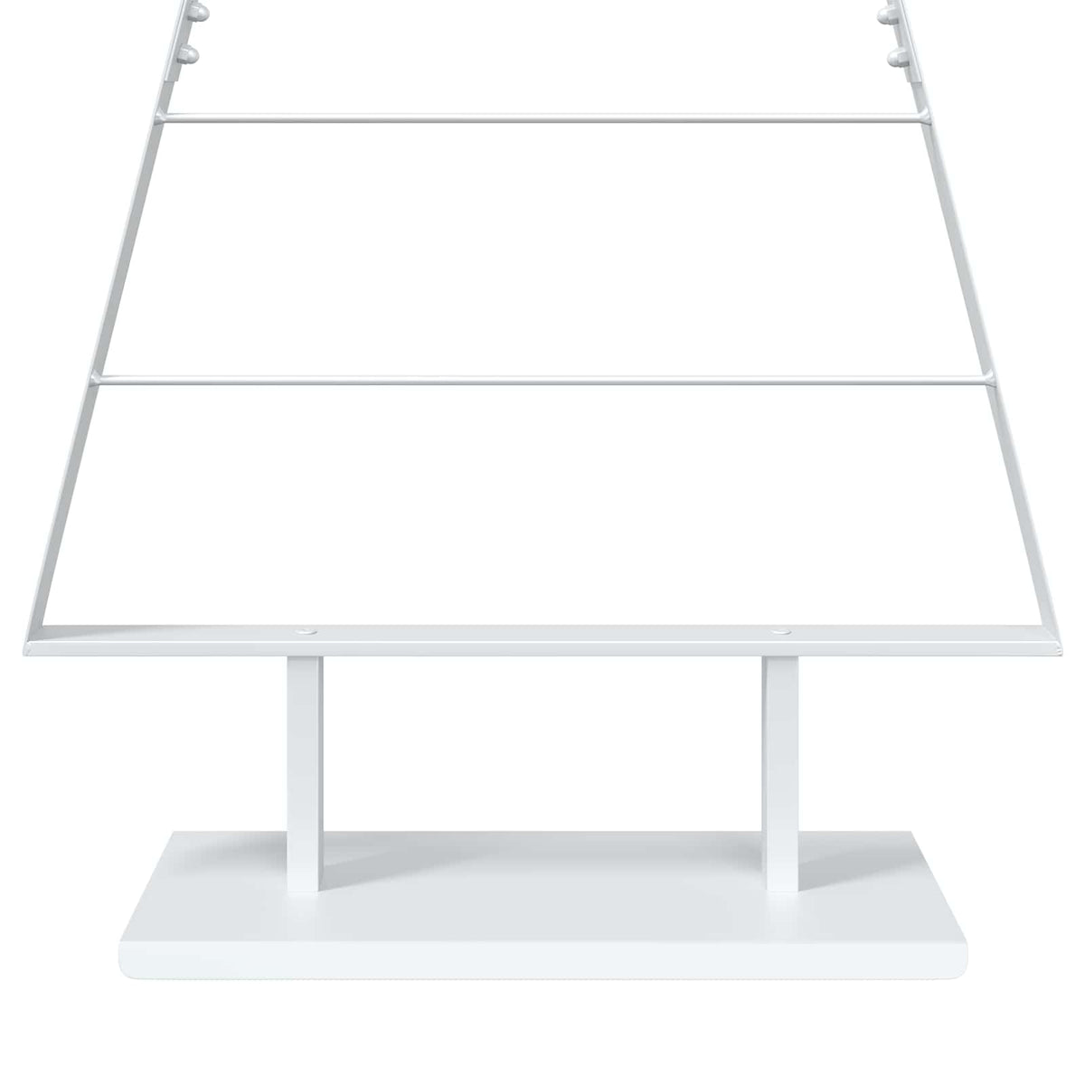vidaXL Metal Christmas Tree with Stand KUOPIO 210 cm Steel White
