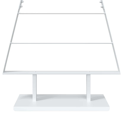 vidaXL Metal Christmas Tree with Stand KUOPIO 210 cm Steel White