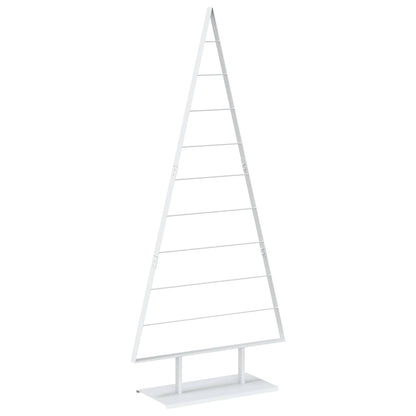 vidaXL Metal Christmas Tree with Stand KUOPIO 210 cm Steel White