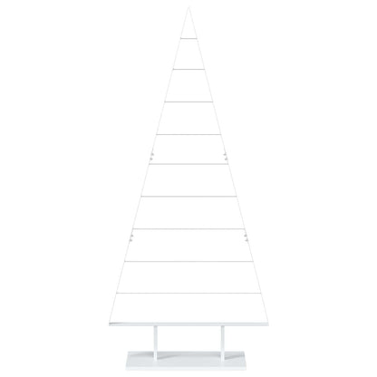 vidaXL Metal Christmas Tree with Stand KUOPIO 210 cm Steel White