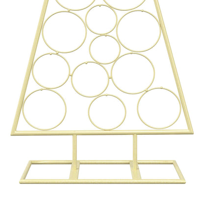 vidaXL Metal Christmas Tree KUOPIO 125 cm Steel Gold