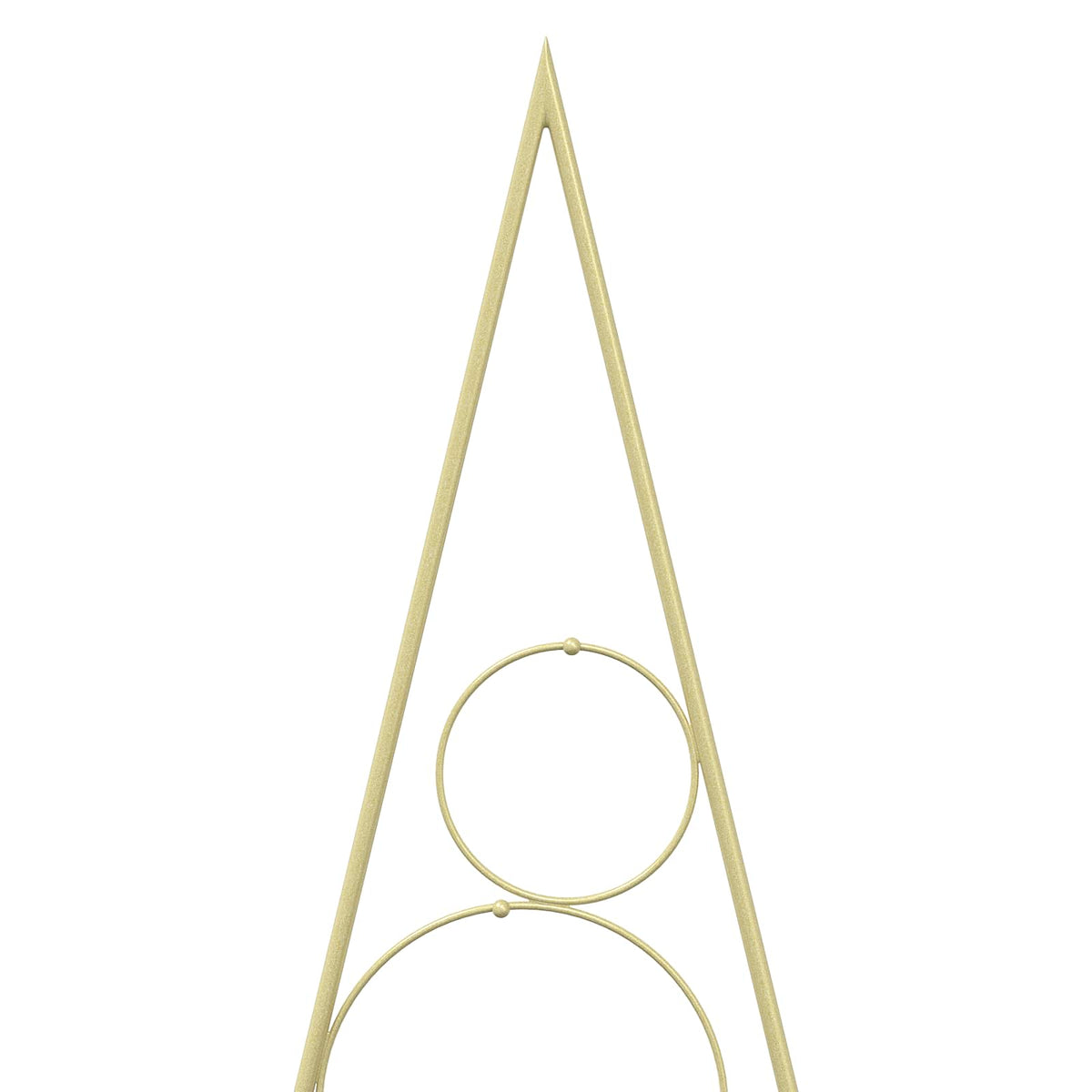 vidaXL Metal Christmas Tree with Circle Stand KUOPIO 150 cm Steel Gold