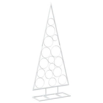 vidaXL Metal Christmas Tree KUOPIO 125 cm Steel White