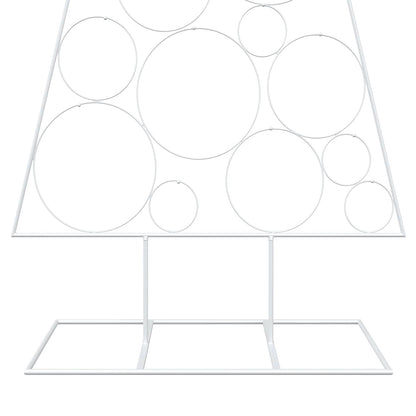 vidaXL Metal Christmas Tree with Circle Stand KUOPIO 180 cm Steel