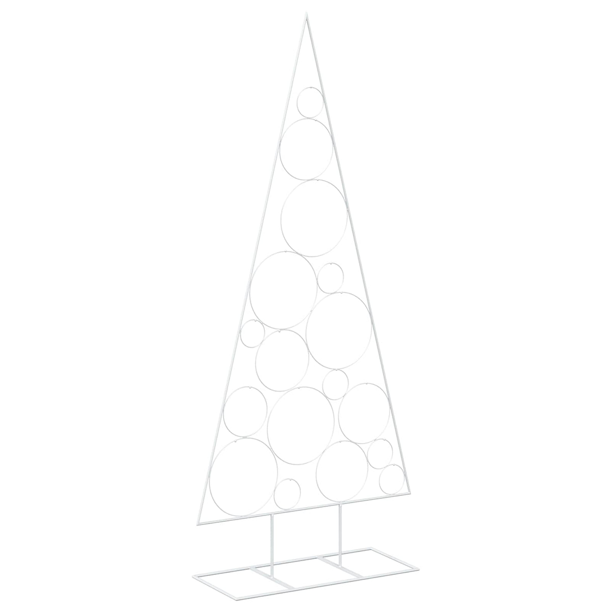 vidaXL Metal Christmas Tree with Circle Stand KUOPIO 180 cm Steel