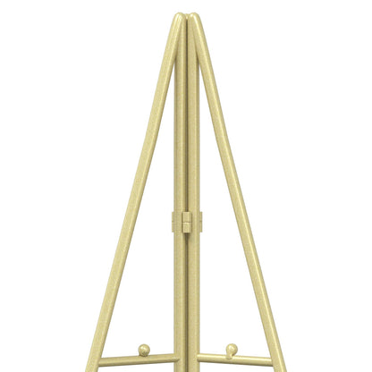 vidaXL Metal Christmas Tree KUOPIO 140 cm Steel Gold