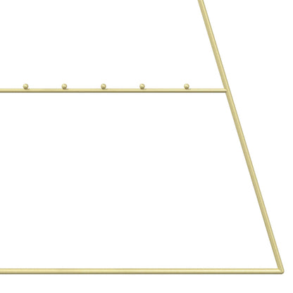 vidaXL Metal Christmas Tree KUOPIO 180 cm Steel Gold