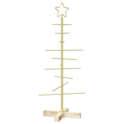 vidaXL Metal Christmas Tree with Stand KUOPIO 90 cm Steel Gold