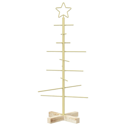vidaXL Metal Christmas Tree with Stand KUOPIO 90 cm Steel Gold