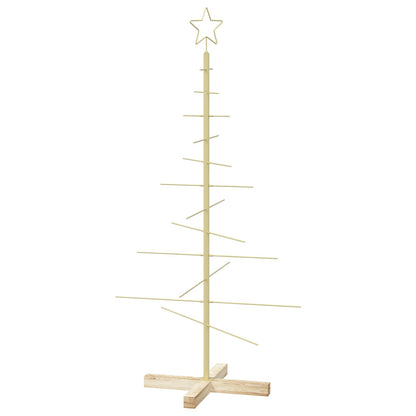 vidaXL Metal Christmas Tree with Stand KUOPIO 120 cm Steel Gold