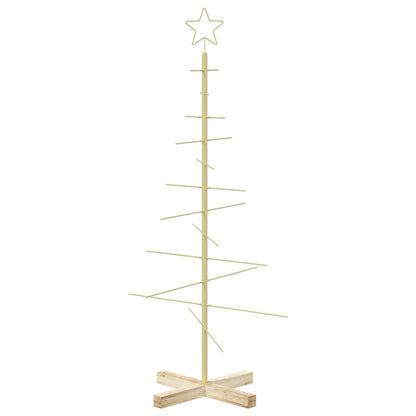 vidaXL Metal Christmas Tree with Stand KUOPIO 120 cm Steel Gold