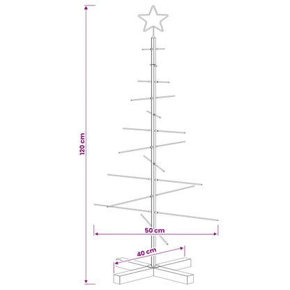 vidaXL Metal Christmas Tree with Stand KUOPIO 120 cm Steel Gold