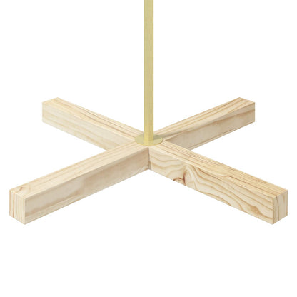 vidaXL Metal Christmas Tree with Stand KUOPIO 150 cm Steel Gold