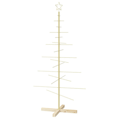 vidaXL Metal Christmas Tree with Stand KUOPIO 150 cm Steel Gold