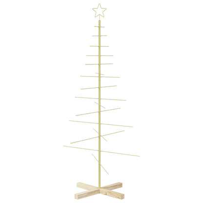vidaXL Metal Christmas Tree with Stand KUOPIO 150 cm Steel Gold