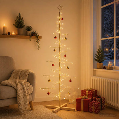 vidaXL Metal Christmas Tree with Stand KUOPIO 180 cm Steel Gold