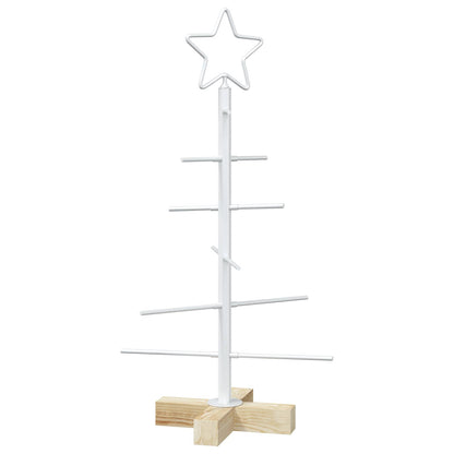 vidaXL Metal Christmas Tree with Stand KUOPIO 60 cm Steel White