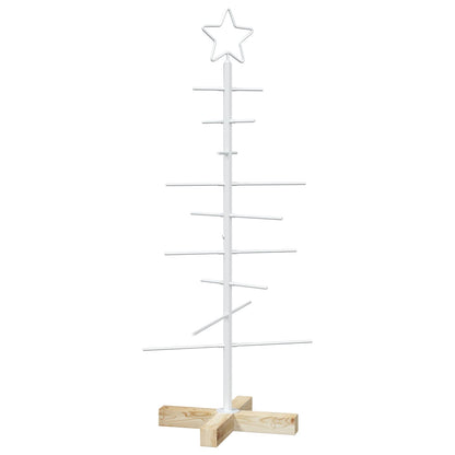 vidaXL Metal Christmas Tree with Stand KUOPIO 90 cm Steel White
