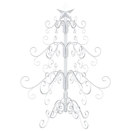 vidaXL Metal Christmas Tree KUOPIO 60 cm Steel White