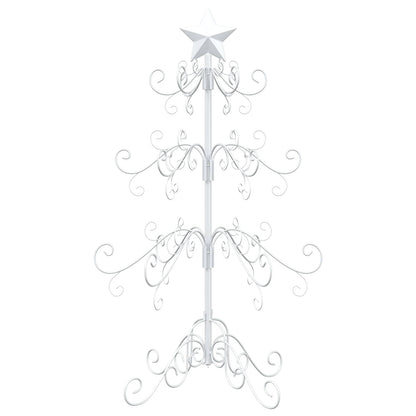 vidaXL Metal Christmas Tree KUOPIO 90 cm Steel White