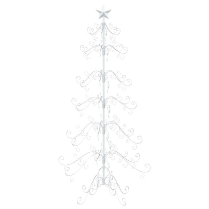 vidaXL Metal Christmas Tree KUOPIO 180 cm Steel White
