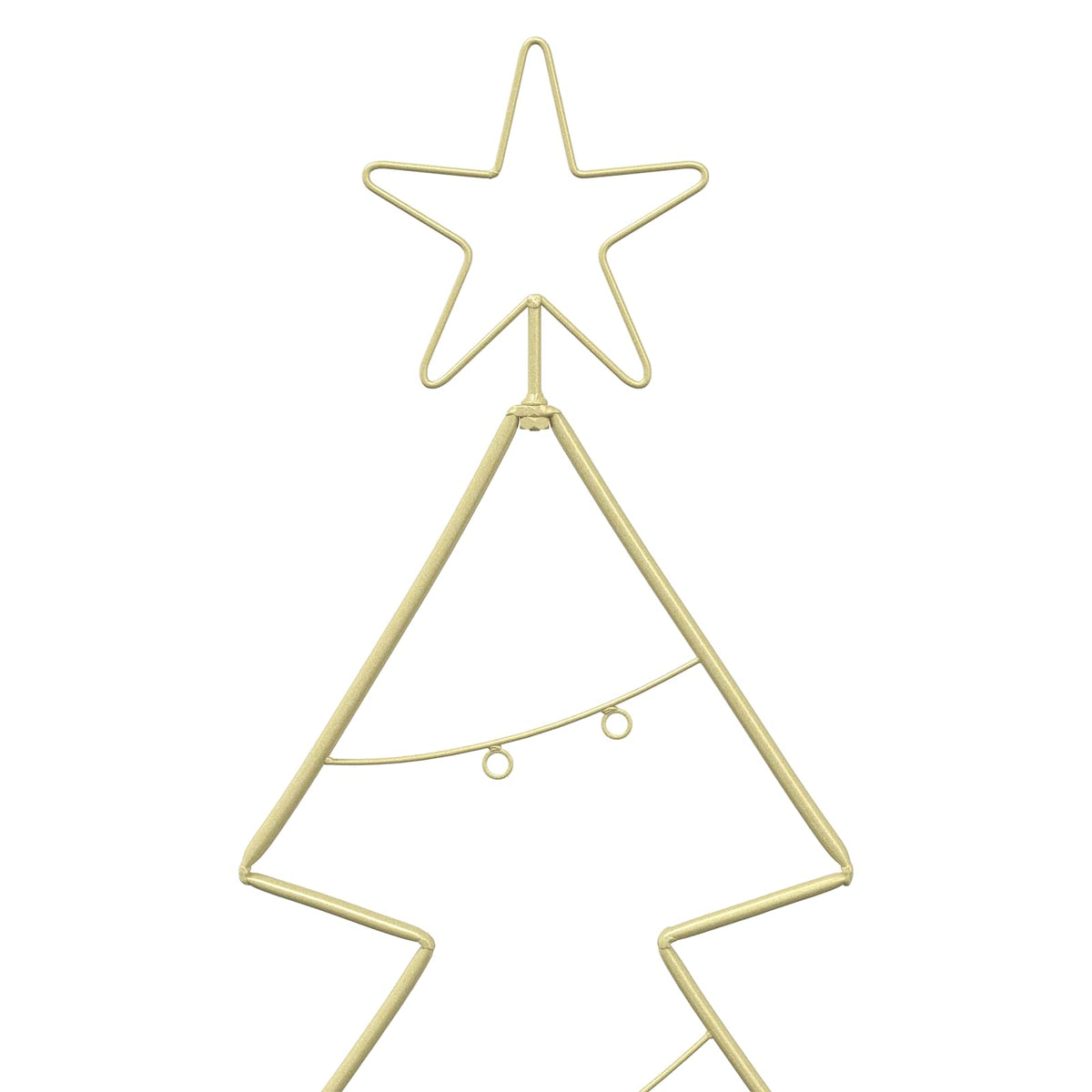 vidaXL Metal Christmas Tree with Stand KUOPIO 210 cm Steel Gold