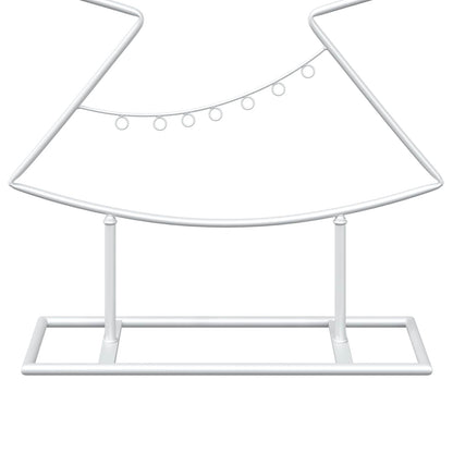 vidaXL Metal Christmas Tree with Stand KUOPIO 60 cm Steel White