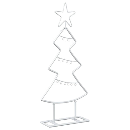 vidaXL Metal Christmas Tree with Stand KUOPIO 60 cm Steel White