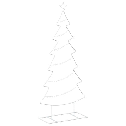 vidaXL Metal Christmas Tree with Stand KUOPIO 180 cm Steel White