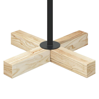 vidaXL Metal Christmas Tree KUOPIO 60 cm Steel Black