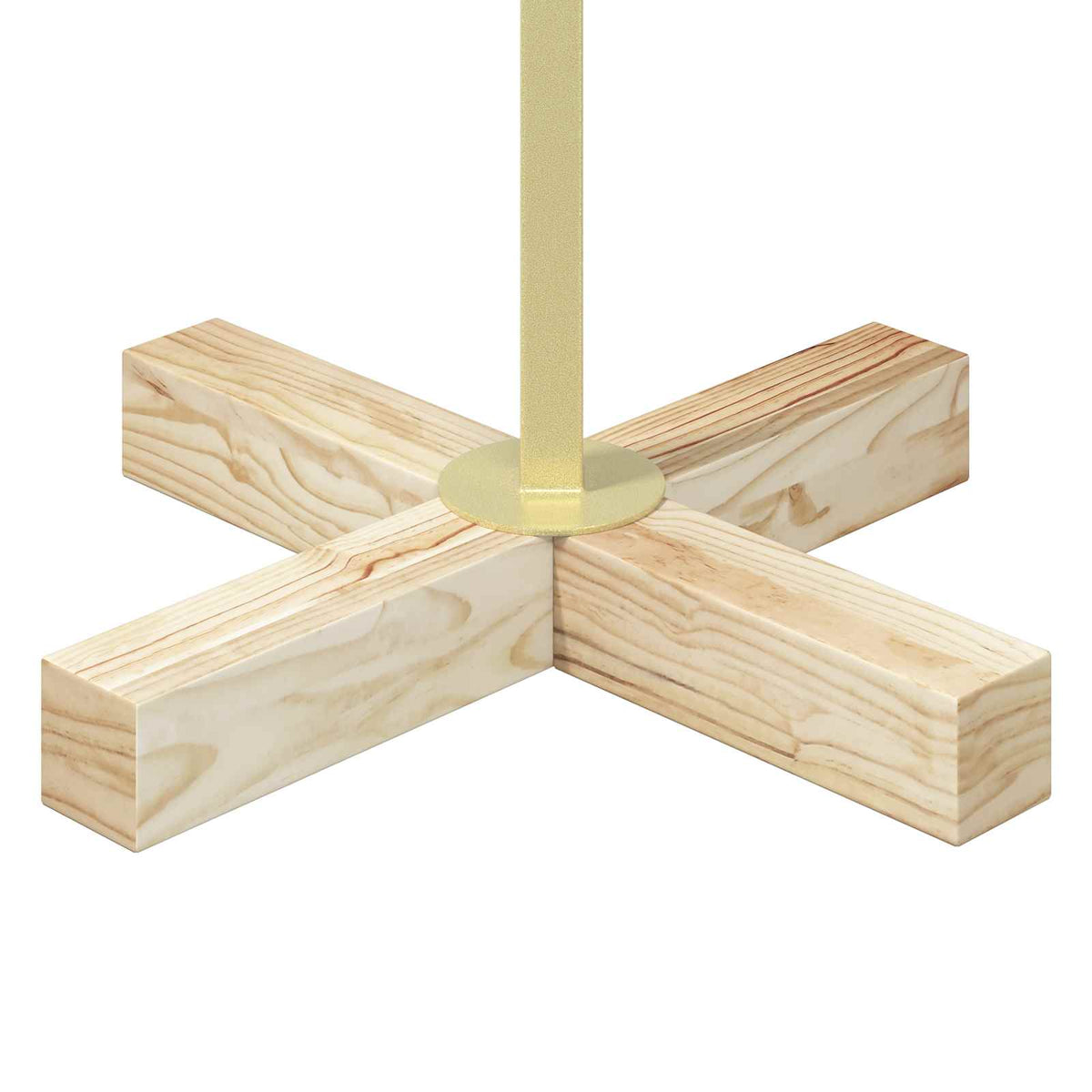 vidaXL Metal Christmas Tree KUOPIO 60 cm Steel Gold