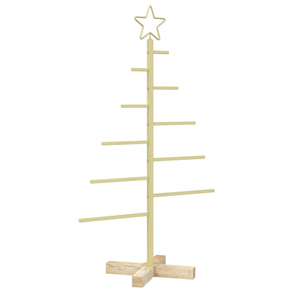 vidaXL Metal Christmas Tree KUOPIO 90 cm Steel Gold