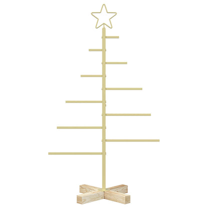 vidaXL Metal Christmas Tree KUOPIO 90 cm Steel Gold
