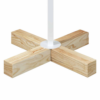 vidaXL Metal Christmas Tree KUOPIO 90 cm Steel White