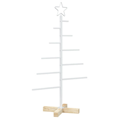 vidaXL Metal Christmas Tree KUOPIO 90 cm Steel White