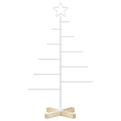 vidaXL Metal Christmas Tree KUOPIO 90 cm Steel White