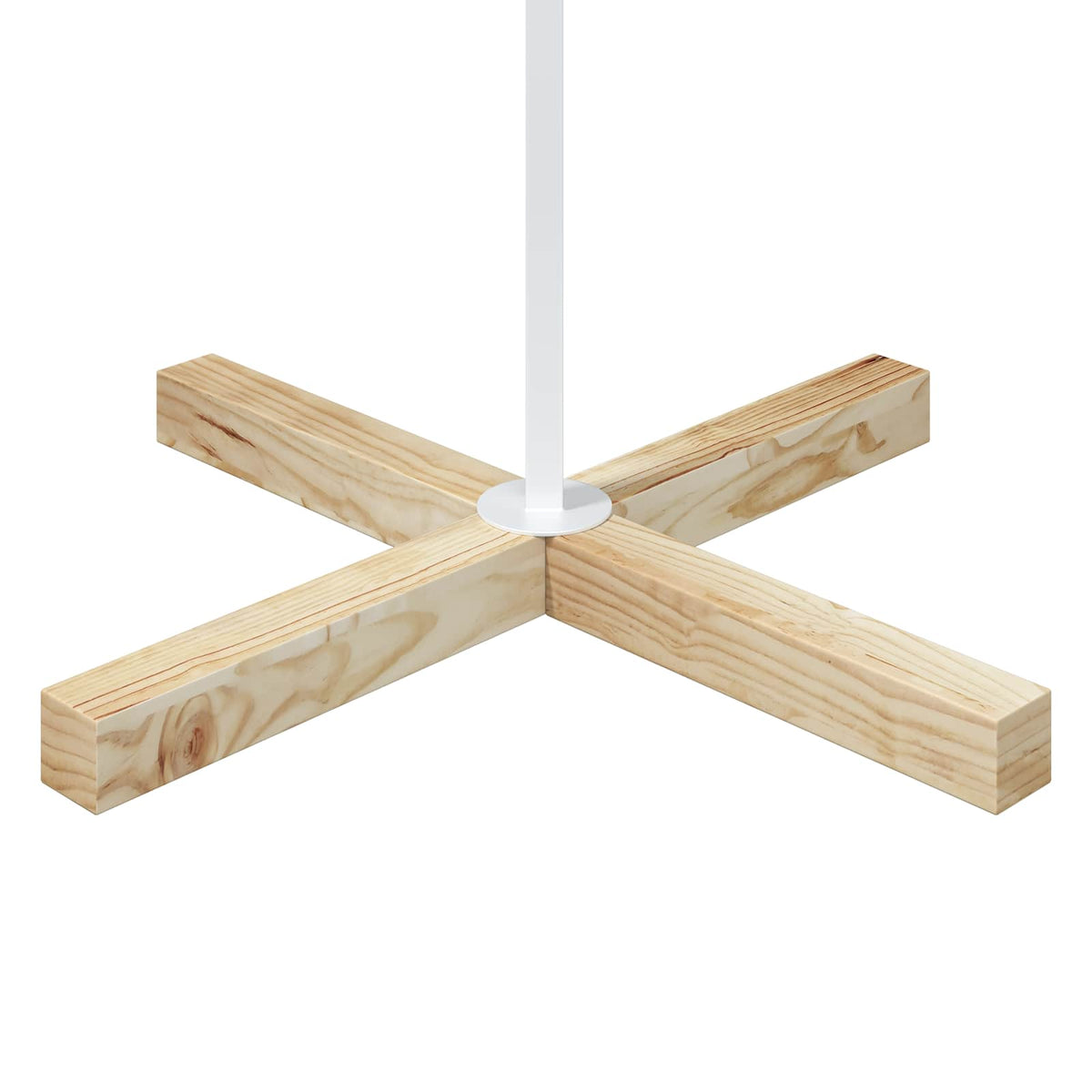 vidaXL Metal Christmas Tree with Stand KUOPIO 180 cm Steel White